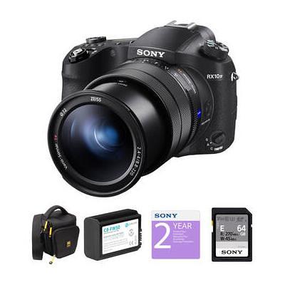 Sony Cyber-shot DSC-RX10 IV Digital Camera Deluxe Kit DSCRX10M4/B