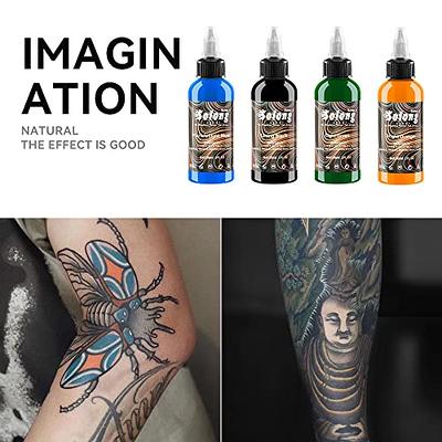 9PCS Tattoo Ink Color Set, 1oz (30ml) Tattoo Supply USA Pigment