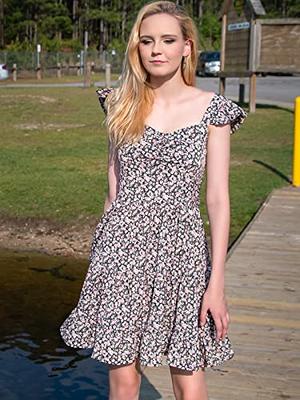 PRETTYGARDEN Women's Casual Summer Dress Floral Boho Ruffle Strap Backless  Tiered Mini Short Beach Sun Dresses Black - Yahoo Shopping