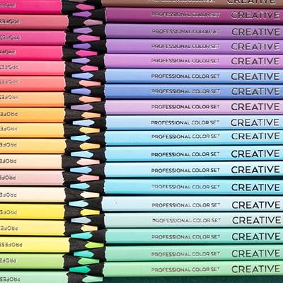 KALOUR Macaron Pastel Colored Pencils,Set of 50 Colors,Artists