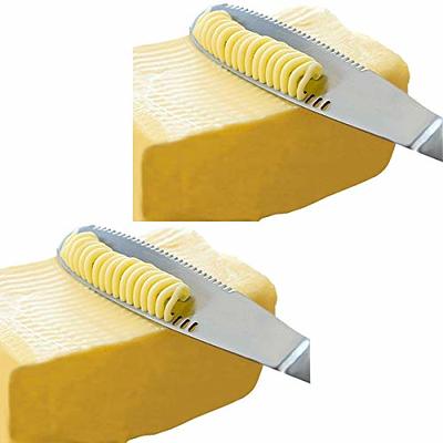 3 In 1 Stainless Steel Butter Spreader Knife Butter Curler Spreader Butter  Knife