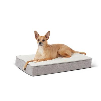 Brindle Orthopedic Shredded Memory Foam 40 x 26 Grey Dog Crate Mat | PetSmart