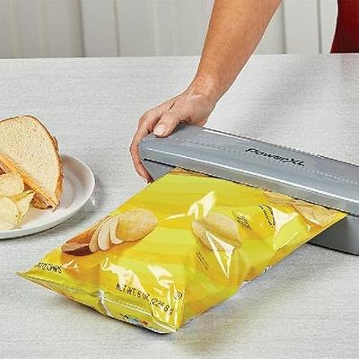 Bonsenkitchen Vacuum Packing Machine for Foods, Vacuum Sealer with Built-in Cutter for Both Wet and Dry Foods, Vacuum Roll Bags Included