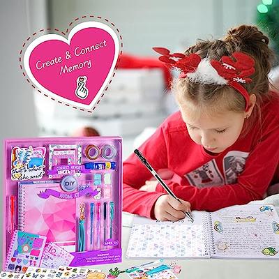 2-Pack DIY Journal Kit - Gifts for Girls Age of 8 9 10 11 12 13 Years Old - Art & Crafts for Tween Kids - Girls Gifts Birthday Ideas - Teen Girls