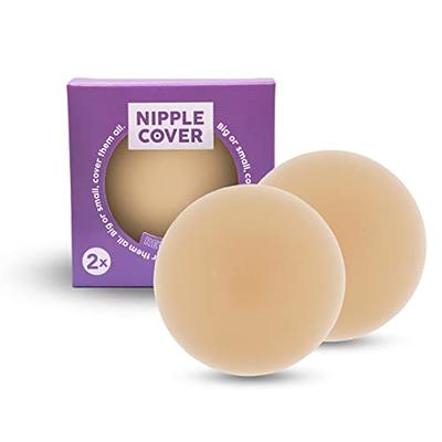 Niidor Nipple Covers, Reusable Adhesive Silicone Nipple Covers Stickers Pasties  Bras for Women, Breast Petals with Travel Case, Espresso - Yahoo Shopping