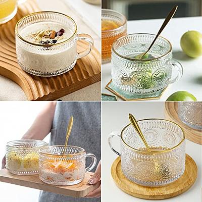 6pcs 16oz Glass Cups With Lids And Straws Clear Glass Cups For Coffee,  Beer, Tea, Wine Glasses Beverage Utensils Durable