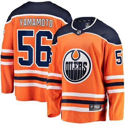 Men's Fanatics Branded Kailer Yamamoto Orange Edmonton Oilers Home