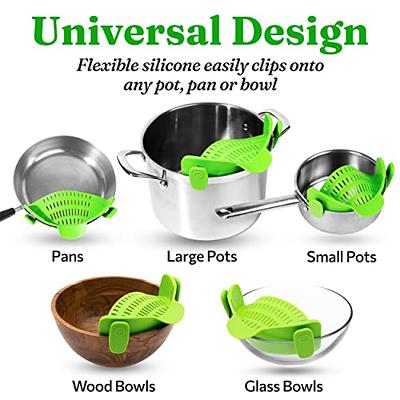 Silicone Pot Strainer With Drip-proof Design For Noodles, Vegetables, And  Pouring, Kitchen Gadgets