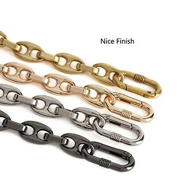 6 Pieces Purse Chain Strap Purse Strap Extender 0.6 Inch Wide Replacement  Flat Chain Strap with Buckles 7.9 Inches Handbags Replacement Accessories  for Wallet Clutch Satchel Shoulder Crossbody Bag - Yahoo Shopping