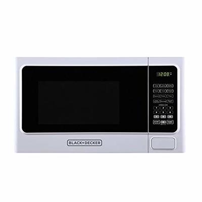 BLACK+DECKER Digital Microwave Oven with Turntable Push-Button