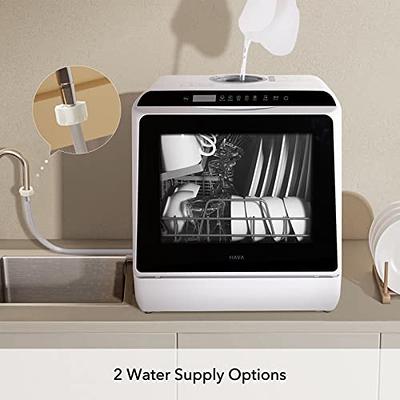  Portable Countertop Dishwasher, 6-Liter Compact Mini