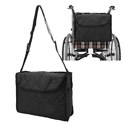 Wheelchair H Hanging Bag Safe Under-seat Pouch Disability Accessory Travel  Everyday Mobility Underneath Handicapped Solution Removable Black - Etsy