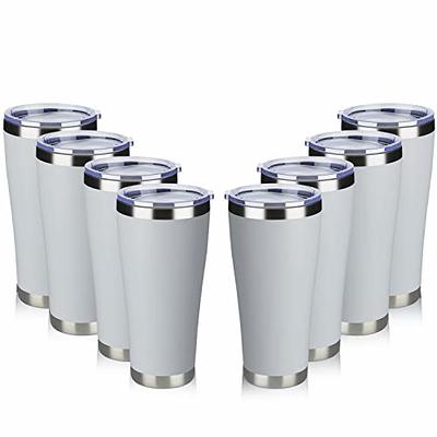 VEGOND Stainless Steel Tumblers Bulk 12 Pack, 20 oz Vacuum Insulated Skinny  Tumblers with Lids and S…See more VEGOND Stainless Steel Tumblers Bulk 12