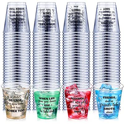 [200 - 1 oz] disposable plastic wine glass, transparent glass, condiment  cup, condiment tasting, sauce, dip, sample cup