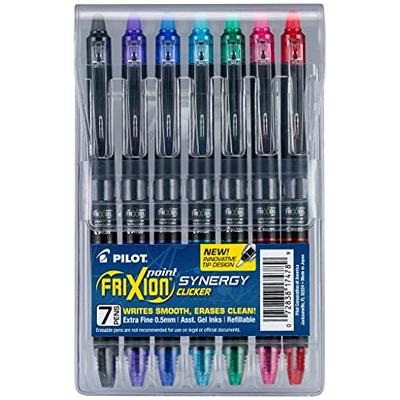 Pilot FriXion Ball Clicker Erasable Pen - Black 0.5 mm 3 Pack