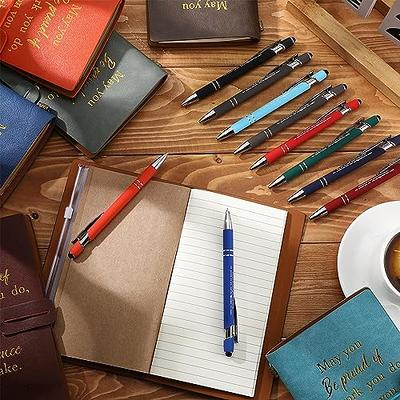 PerKoop 10 Sets Thank You Gifts Appreciation Leather Journal Notebook Bulk  with Employee Appreciation Pens Inspirational Motivational Ballpoint Pens  Thank You Pens for Women Men Nurse (Multicolor) - Yahoo Shopping