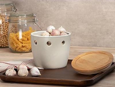 Handmade Ceramic Potato, Onion and Garlic Storage Pot, Onion Keeper, Garlic  Holder, Potato Storage 