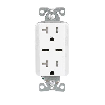 Square D X Series 15-Amp 125-volt Tamper Resistant Residential Decorator  Smart Outlet, Matte White at