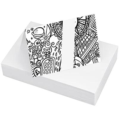 Blank Index Flash Note Cards | Black Colored Cardstock For DYI Greeting &  Invitation etc. | 50 Cards Per Pack | 3 x 5