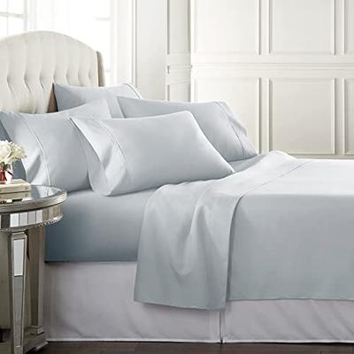  Bedsure California King Comforter Set - Grey Cal King Size  Comforter, Soft Bedding for All Seasons, Cationic Dyed Bedding Set, 3  Pieces, 1 Comforter (104x96) and 2 Pillow Shams (20x36+2) 