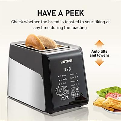 Smart Toaster Touchscreen, KETIAN Automatic Electric high Tech