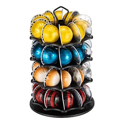  Nespresso Pod Holder Drawer and Storage Tray - Glass Organizer  for 40 Vertuo Capsules : Home & Kitchen
