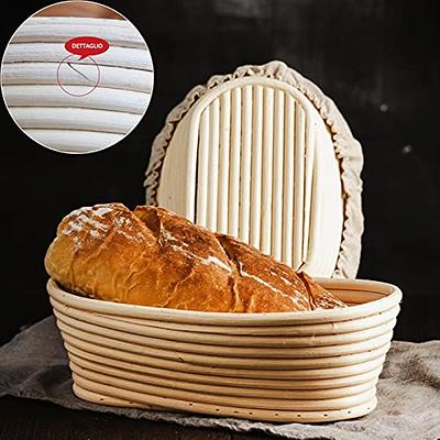 Bread Basket Proofing Basket Round Oval Dough Proofing Bowl for  Professional Home Sourdough Bread Baking