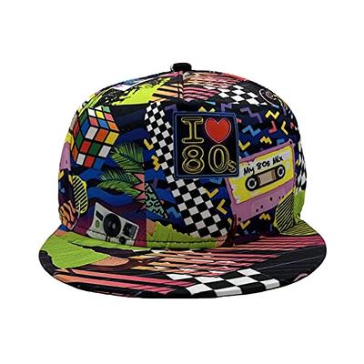 Retro 80s Vintage 90s Hats Women Men Adjustable Retro Baseball Cap