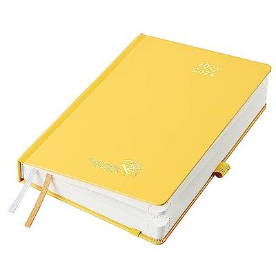 POPRUN 2023-2024 Daily Planner One Page A Day - Academic Year Calendar  (July 2023 - June 2024) Hourly Appointment Book with Pocket, Note & Contact  Pages, Hardcover, 5.5 x 8.5 - Light Yellow - Yahoo Shopping