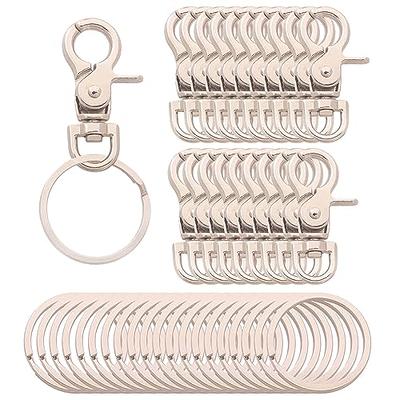 CleverDelights 2 Key Rings - 10 Pack - Large Split Key Rings - Strong Key Chain Ring Connector - 2 inch