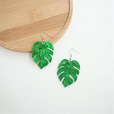 Crunchy Fashion Green Crystal Drops Earrings for Women : Amazon.in: Fashion