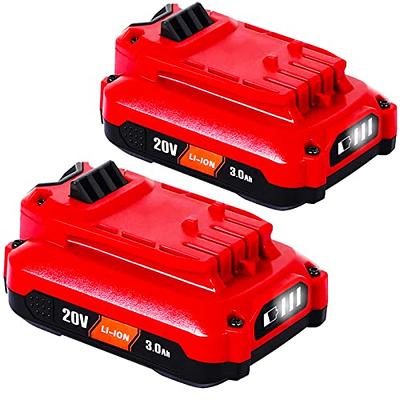 2Pack Replacement For Black&Decker 20v 3.0Ah Lithium ion Battery LBXR2520  LBXR20