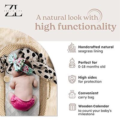 ZEAL'N LIFE Baby Changing Basket with Diaper Caddy & Waterproof