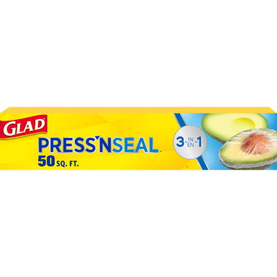 Glad Press'n Seal Plastic Food Wrap -100 Square Foot Roll (Pack of 9)