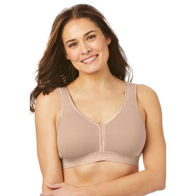 Plus Size Women's Breathe Wirefree T-Shirt Bra by Comfort Choice