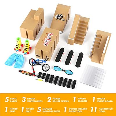 Finger Skateboard Detachable Multiple Scenes Abs Finger Skateboard