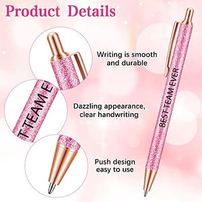 Jeyiour Employee Appreciation Pens Inspirational Greeting Motivational Pens  Ballpoint Glitter Pens for Adults Employee Appreciation Gifts for Employee