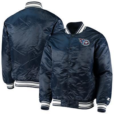 Men's Starter Navy Dallas Cowboys The Pick and Roll Full-Snap Jacket 