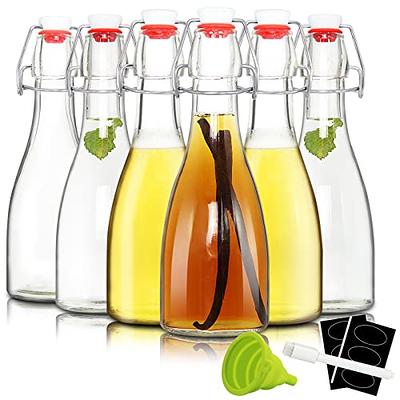 Large 33oz Glass Swing Top Bottle Carafe - Kombucha, Kefir, Beer, Water,  Milk,Beverage Liquor 