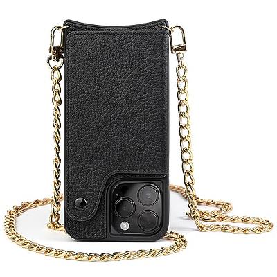 Smartish iPhone 14 Pro Max Crossbody Wallet Case - Dancing Queen [Purse/Clutch with Detachable Strap & Wristlet] Protective Cover with Credit Card