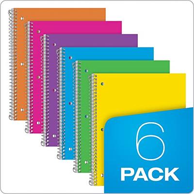 Oxford College Ruled Spiral Notebook 8.5 X 11 - Pack of 6