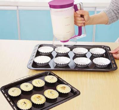 Pancake Batter Dispenser. Perfect for Cupcakes & Waffles