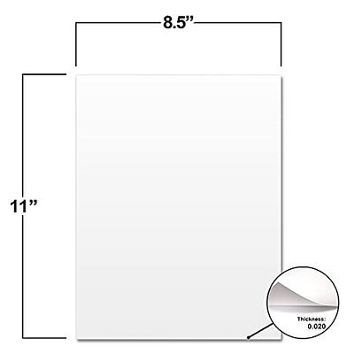 White Polystyrene Flexible Plastic Board Sheet, Plastic Sheets for Crafts,  8.5 x 11 (.020 Thick) Styrene Sheet, Plasticard, Craft Plastic Sheets,  Styrene Sheets Durable Plastic Sheet (5-Pack) - Yahoo Shopping