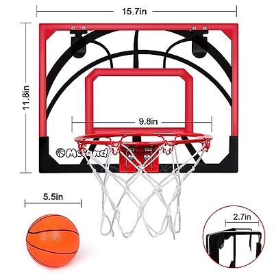  NERF Nerfoop, Classic Mini Foam Basketball and Hoop, Hooks On  Doors, Indoor and Outdoor Play : Toys & Games