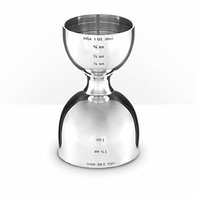 Piña Barware Stainless Steel Commercial 2oz. / 1oz. Bell Style Measuring  Jigger Bar Tool - Mirror Polished Finish, One Jigger - Yahoo Shopping