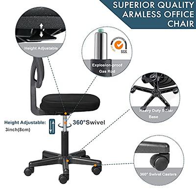 Yangming Ergonomic Office Chair, Mid Back Mesh Desk Chair with Lumbar  Support for Home Office, Gray