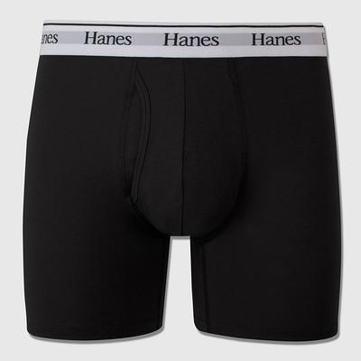 Hanes Premium Men's 3pk Boxer Briefs With Anti Chafing Total