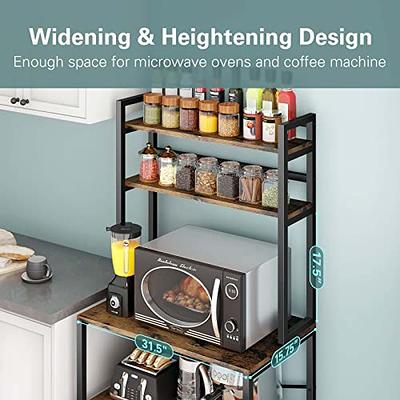 2 Tier Microwave Oven Shelf Rack Stand Storage Organizer Kitchen Space  Saving