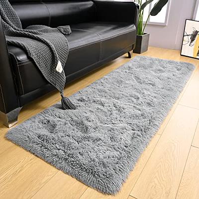 Lochas Soft Fluffy Rugs Faux Sheepskin Area Rug for Bedroom Living