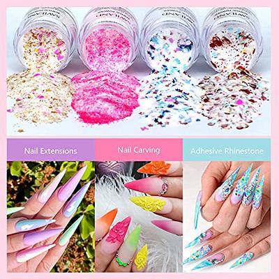 Saviland Acrylic Nail Kit - Glitter Acrylic Powder Nails Kit